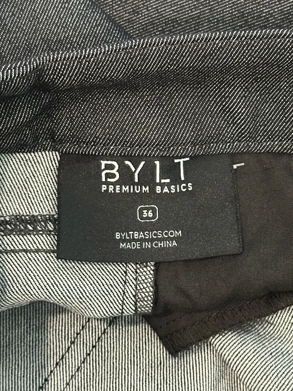 Bylt Everyday Pants 2.0 in Denim Indigo Size 36